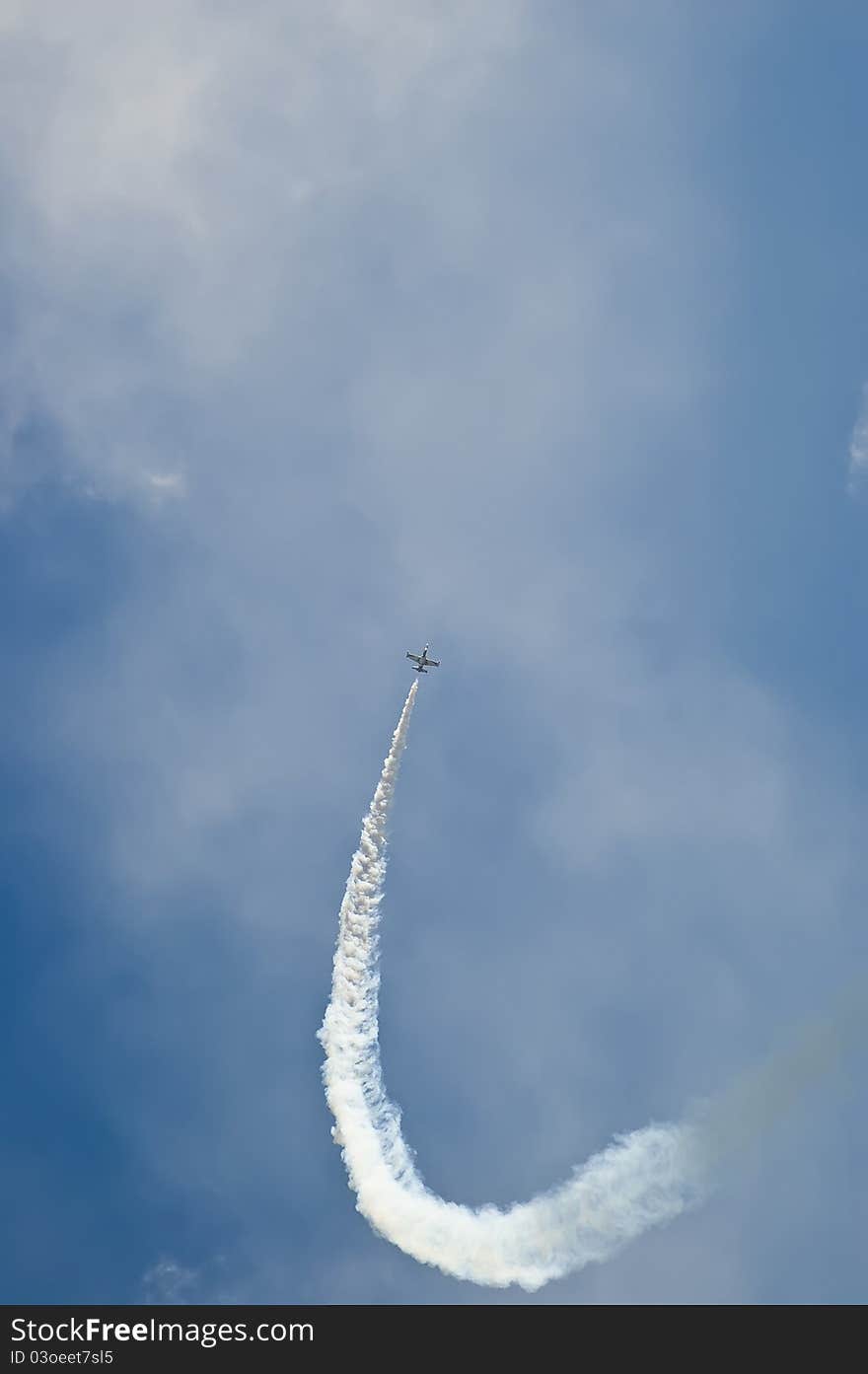 Plane on airshow