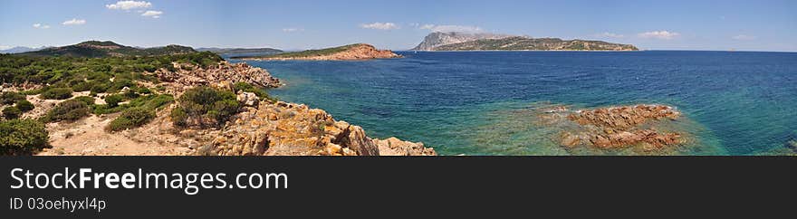 View from Capo coda cavallo