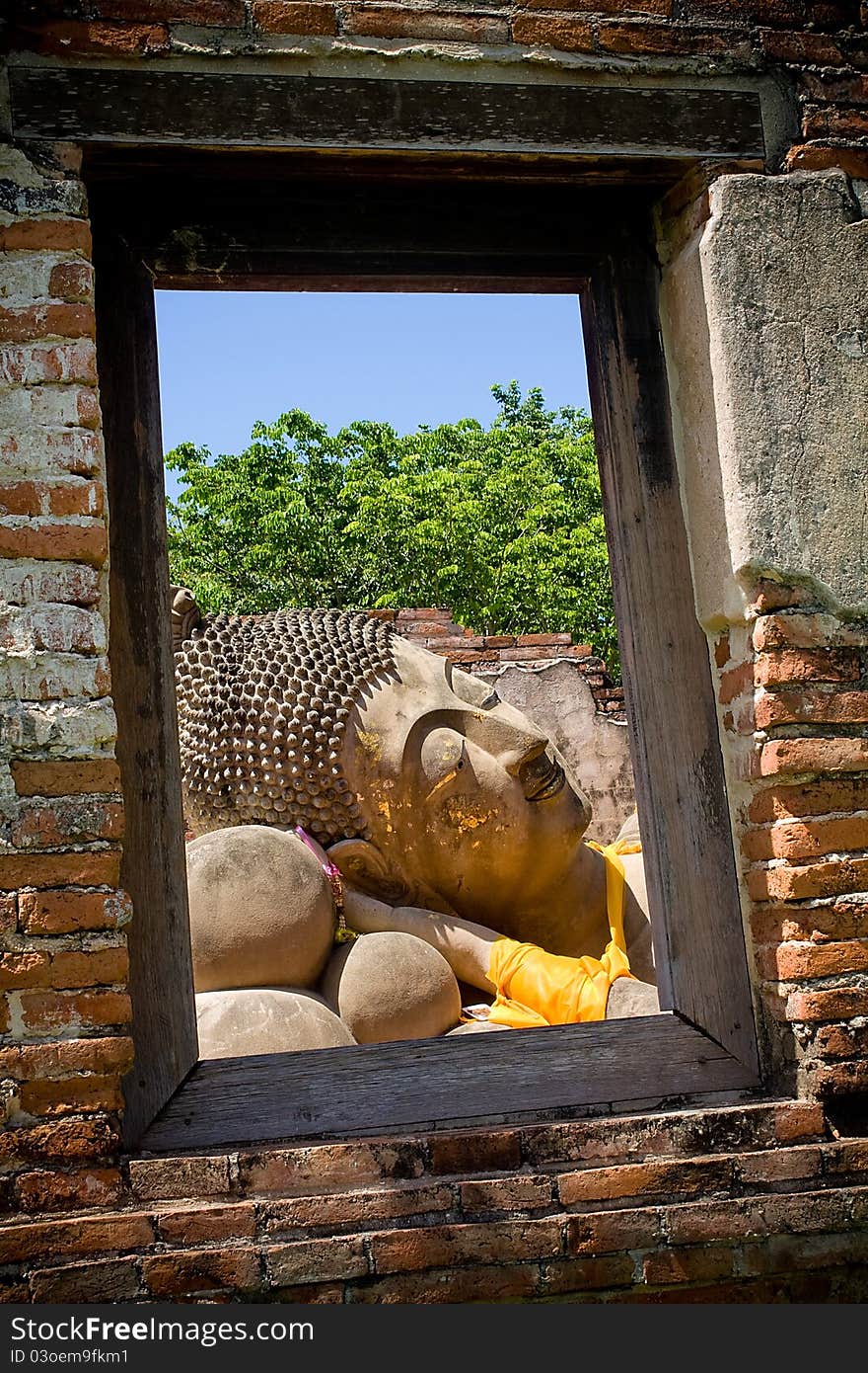 Ayutthay Historical Park in Thailand. Ayutthay Historical Park in Thailand