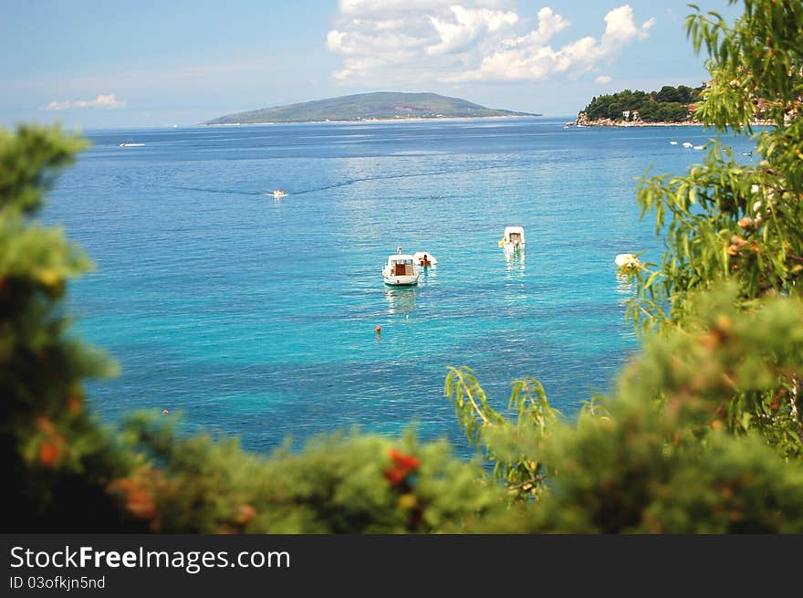 Dalmatian coast somewhere in Croatia