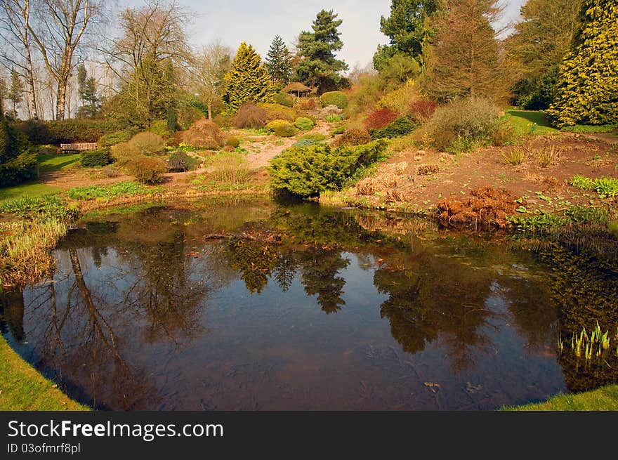 Reflections of a english garden