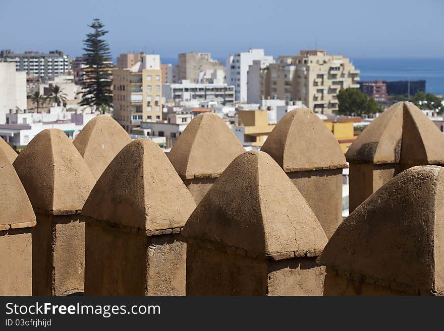 View over Battlements at Almeria