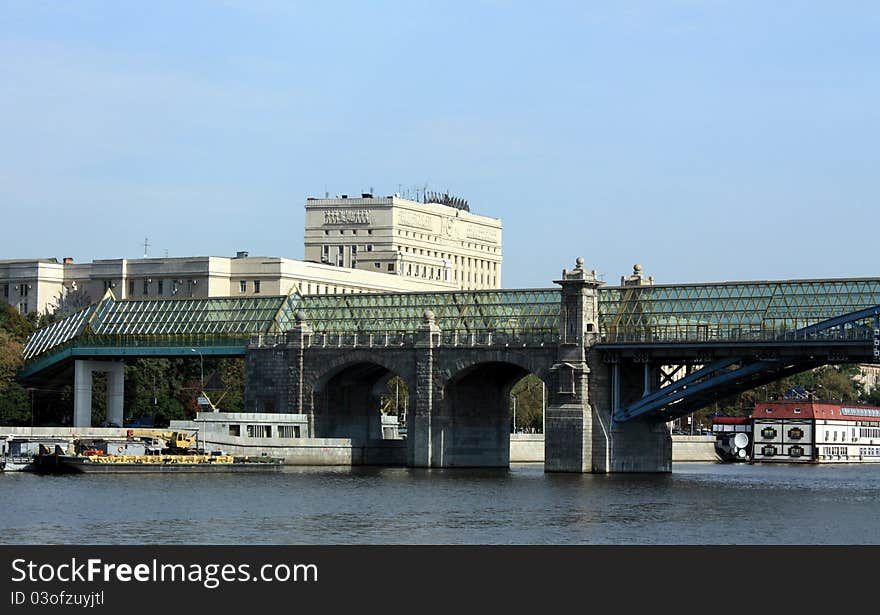 Andrew s Footbridge in Moscow