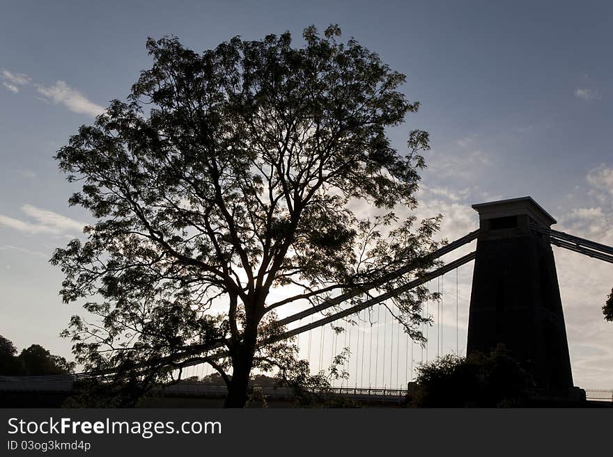 Clifton Suspension Bridge at Dusk