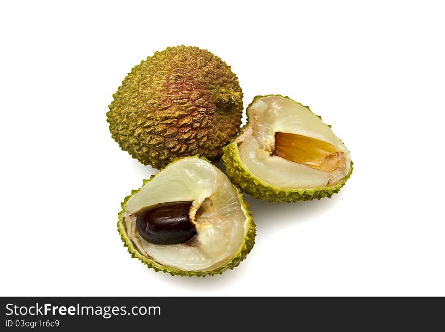 Tropical and subtropical fruit native to China with a delicate, whitish pulp and a perfume flavor. Tropical and subtropical fruit native to China with a delicate, whitish pulp and a perfume flavor.