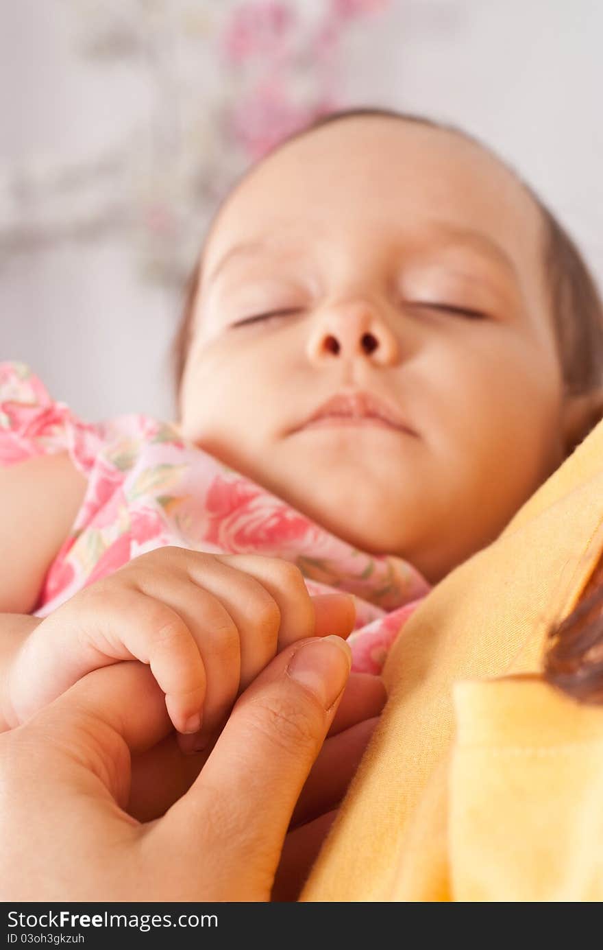 Cute girl sleeping