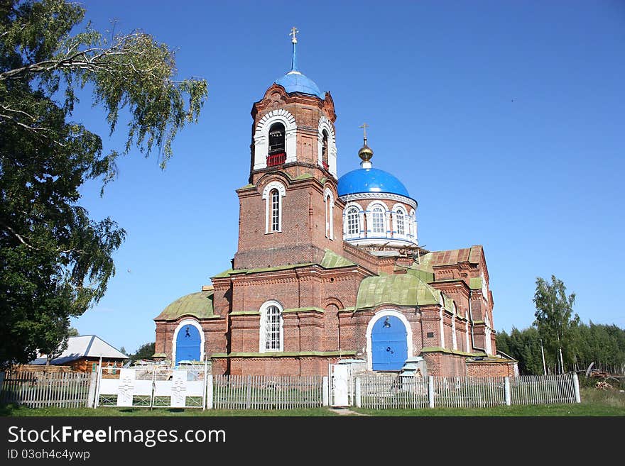 Old temple, Russia