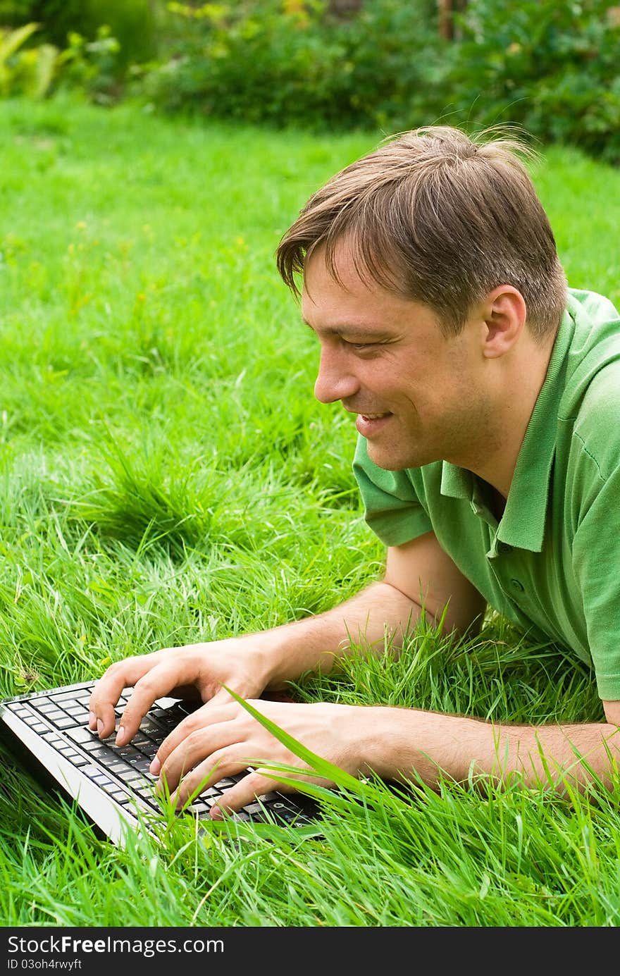 Man With Laptop