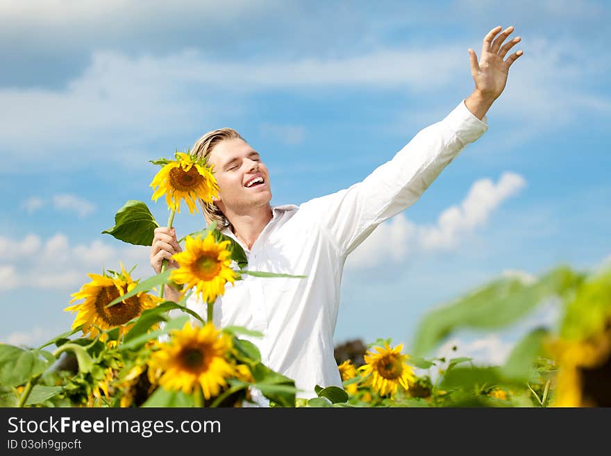 Satisfaction Blond Man