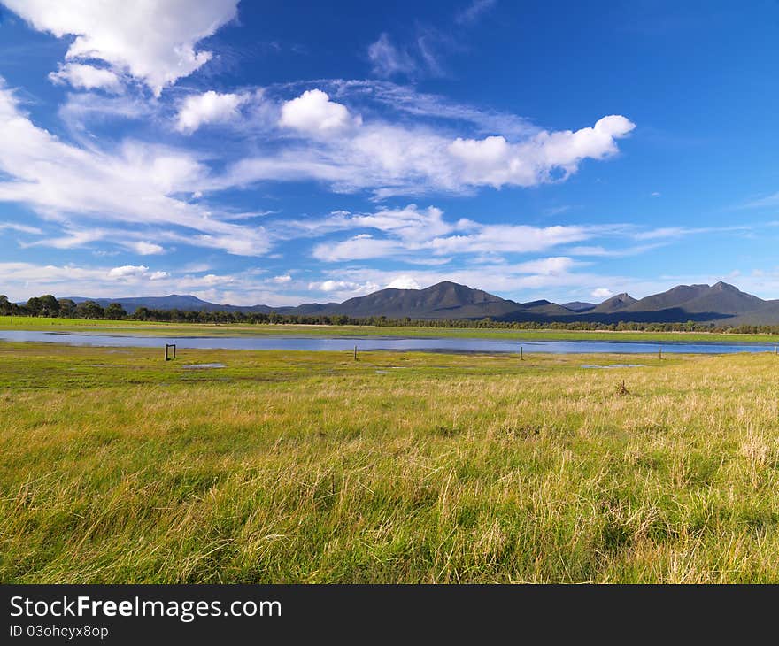 Summer Landscape Lake