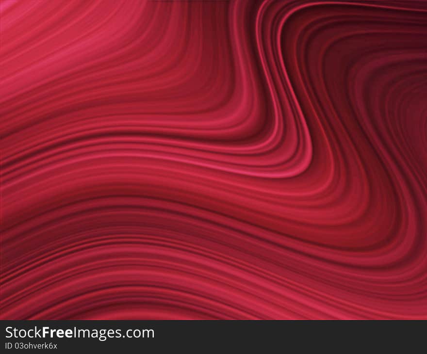 Red blurry waves and curved lines background. Red blurry waves and curved lines background