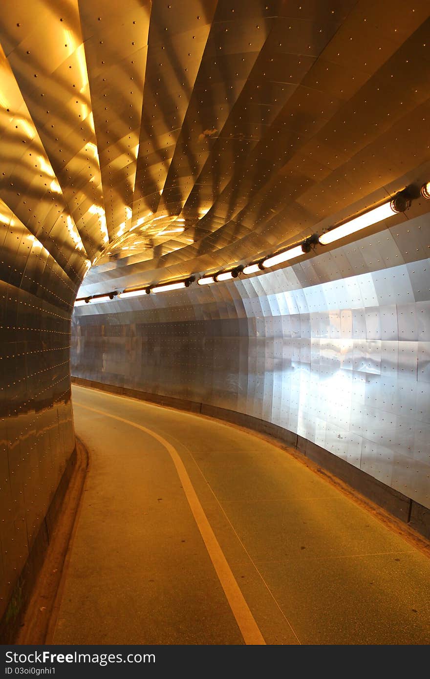 Underground Tunnel in Stockholm, Sweden