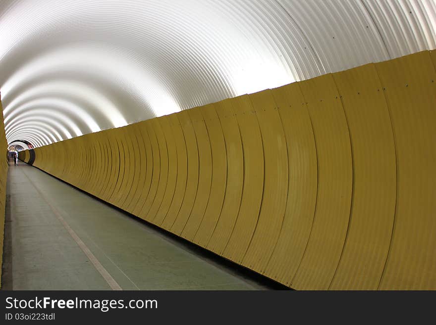 Underground Tunnel in Stockholm, Sweden