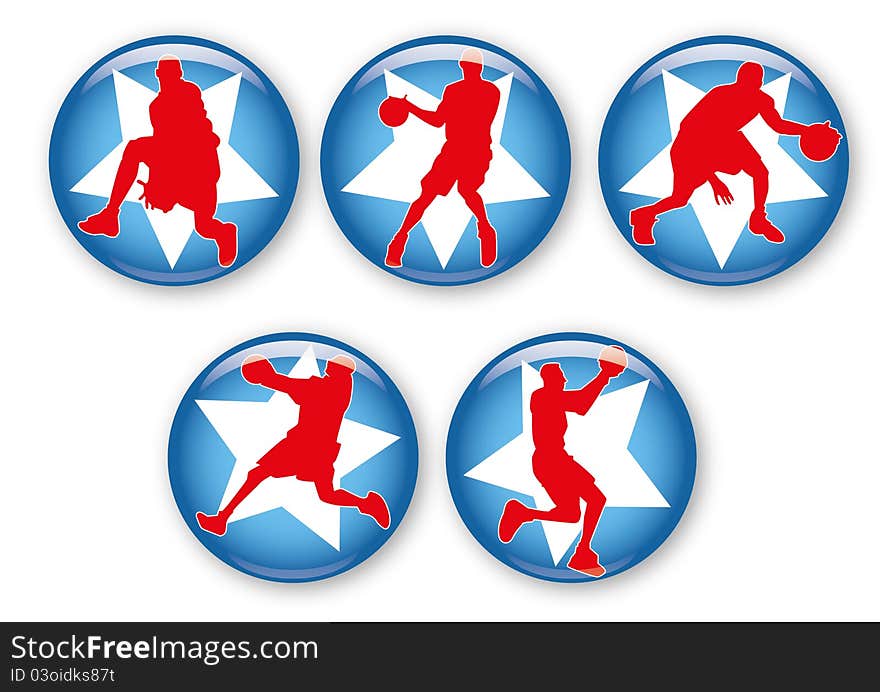 Basketball badges