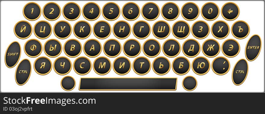 Qwerty buttons rus