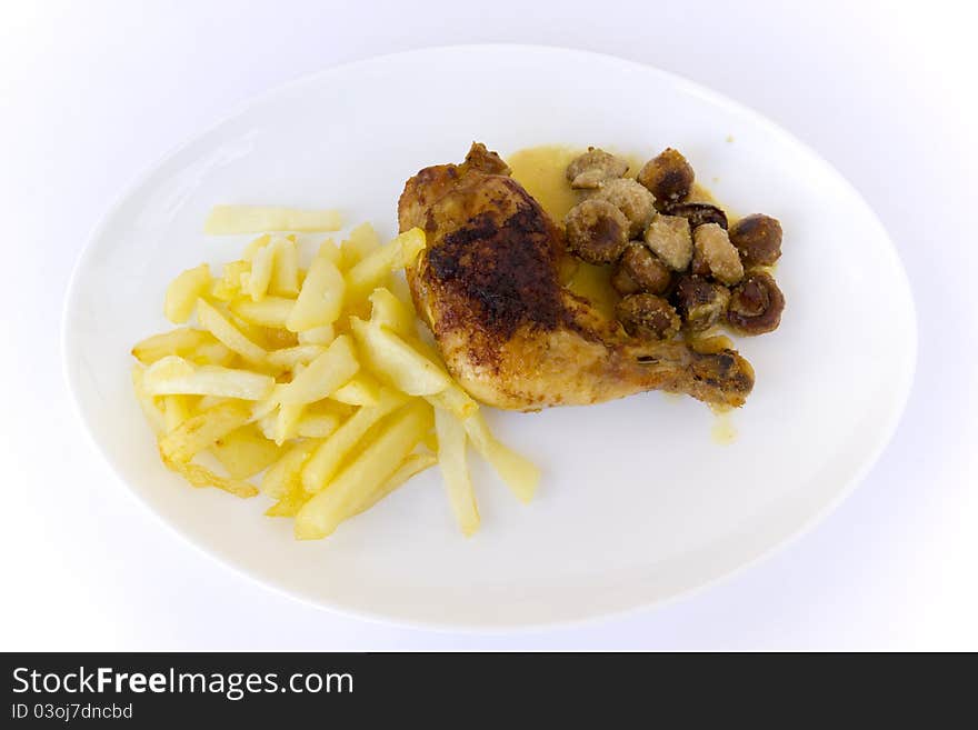 Chicken with potatoes