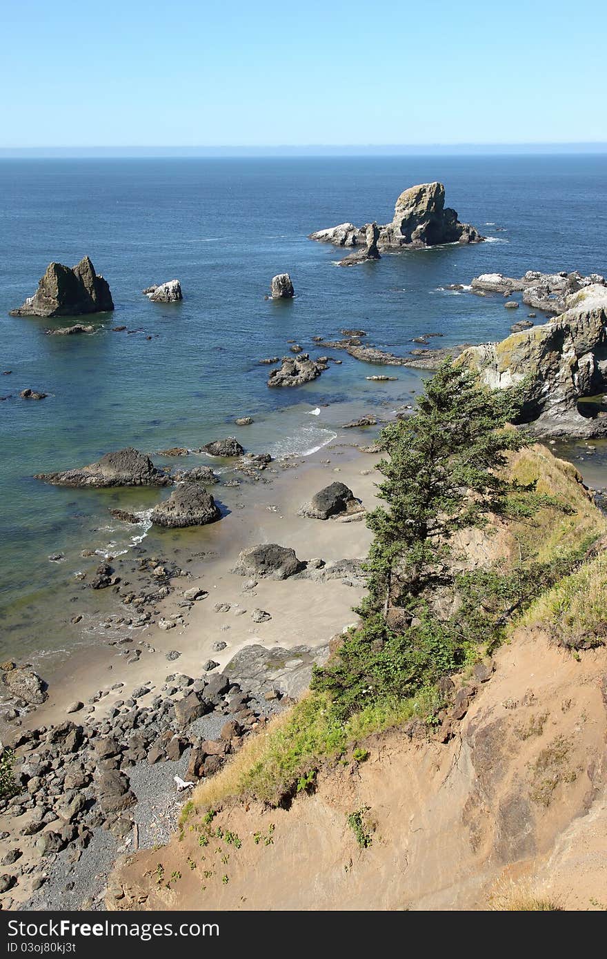 Ecola state park, Oregon coast & Pacific ocean.