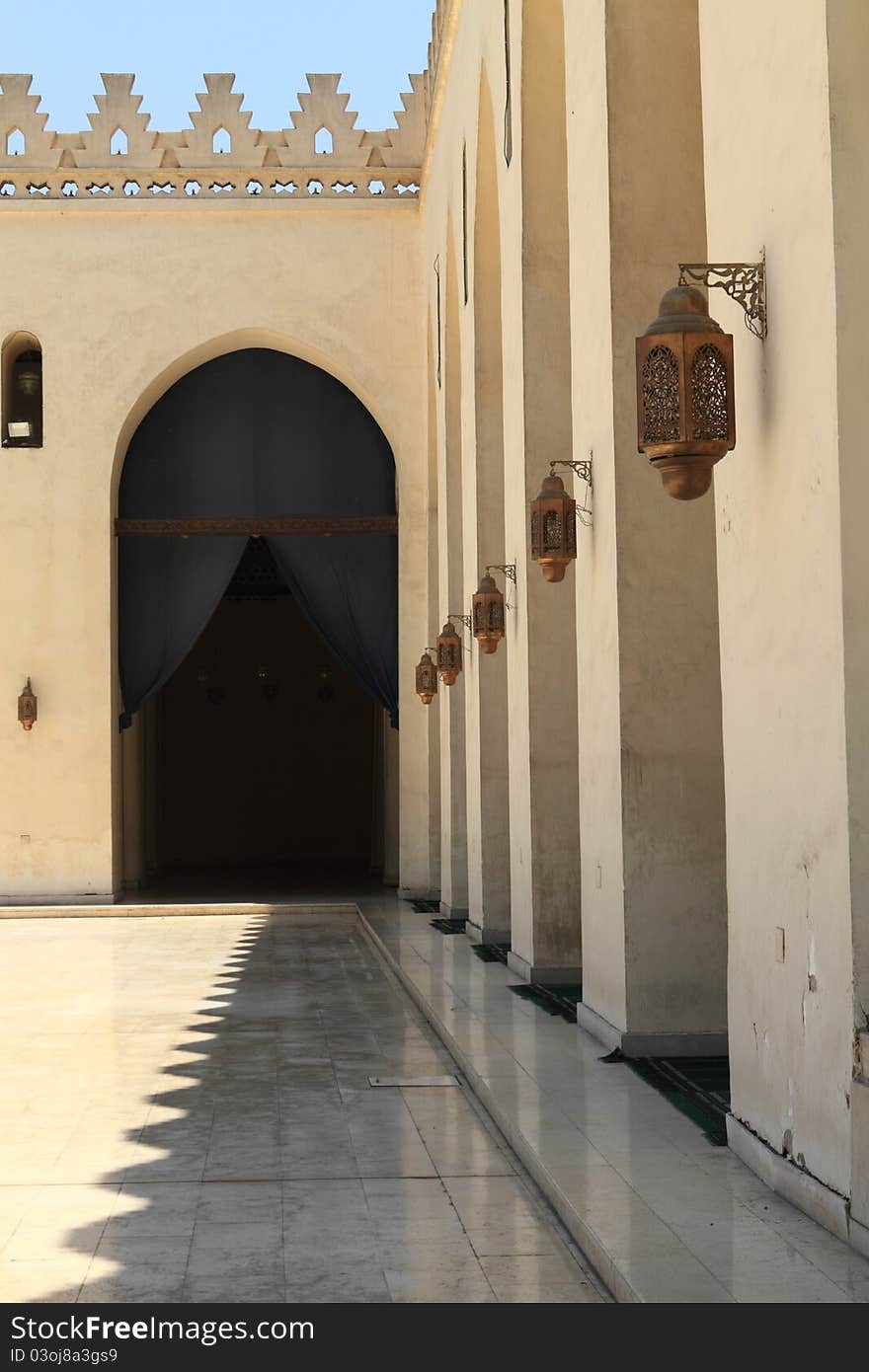 Architecture of the Mosques in Cairo Egypt, showing Islamic Writing. Architecture of the Mosques in Cairo Egypt, showing Islamic Writing