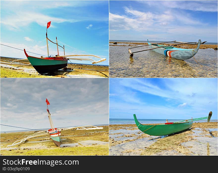 Fishing Boats Collage