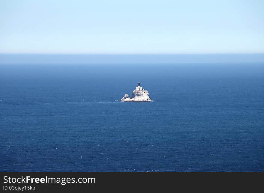 Lighthouse, Oregon coastline.