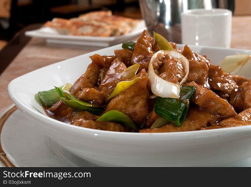 Homestyle Szechuan tofu with vegetables