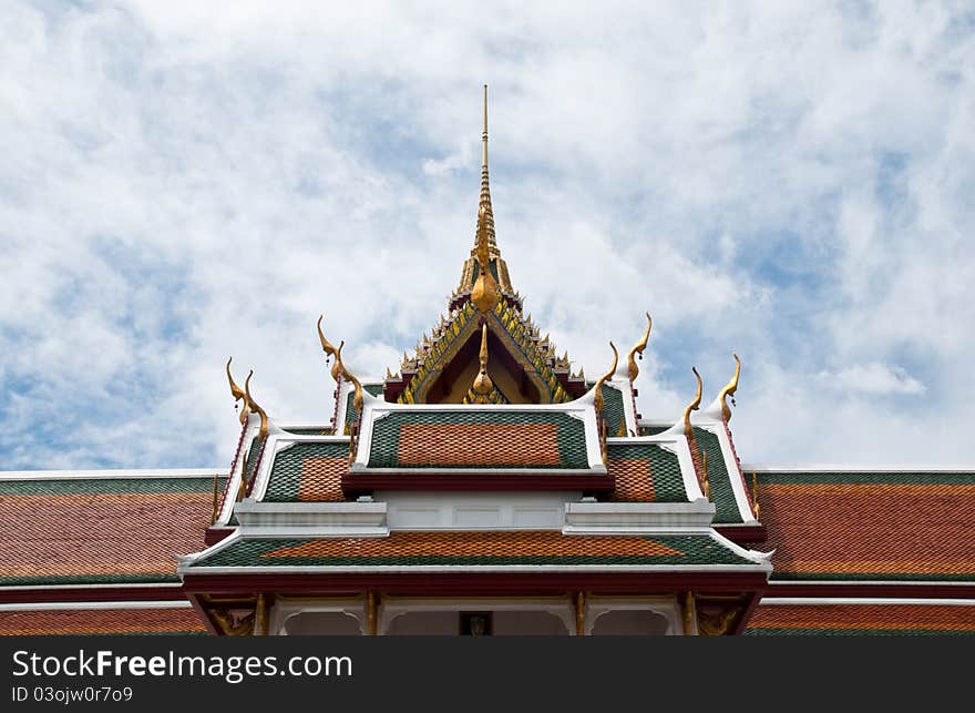 Roof of the temple