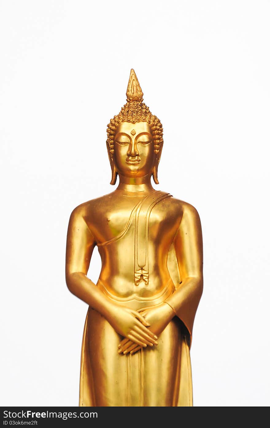 Golden buddha statue