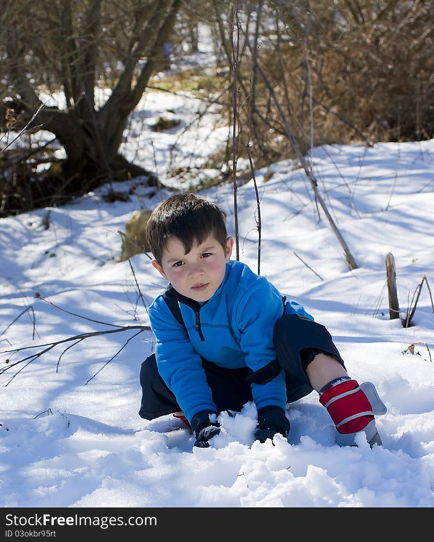 Child On The Snow