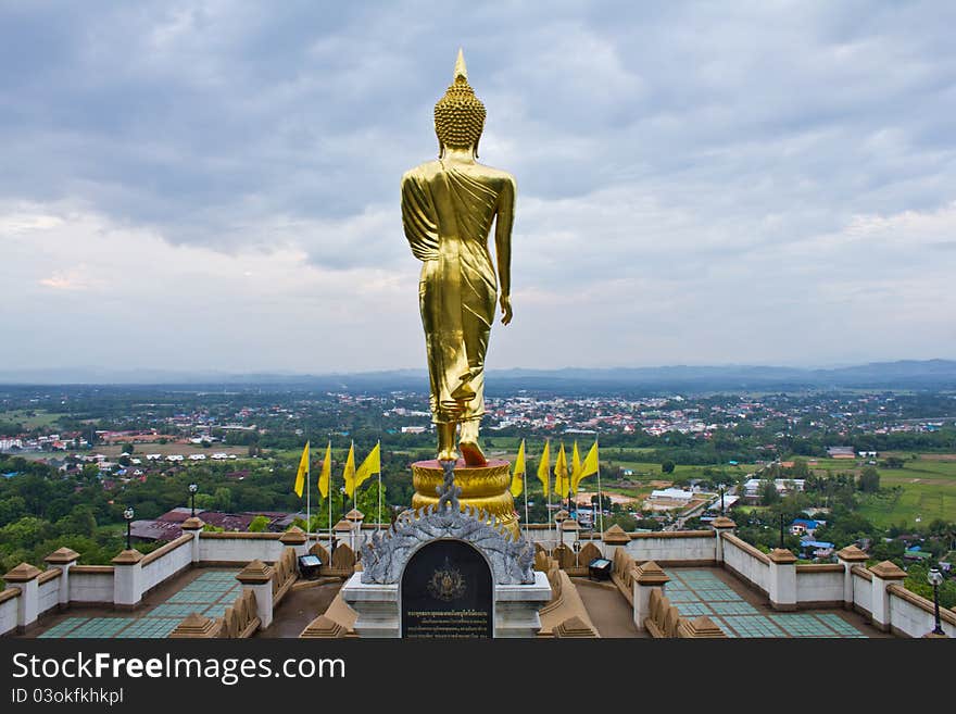 The Buddha in Pratad Khaonoi of Thailand