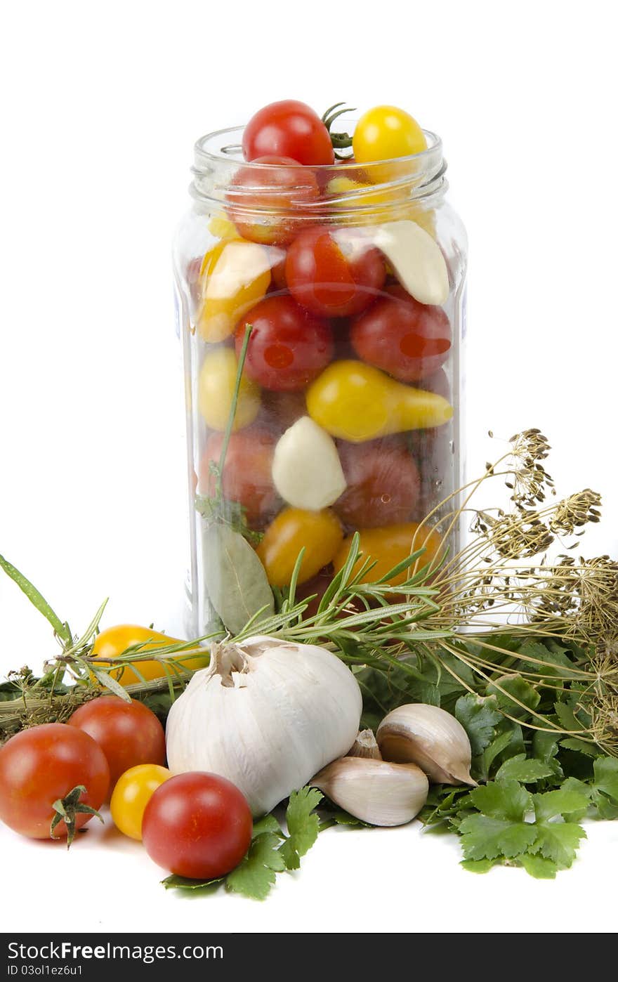 Ingredients for preserving in bottle