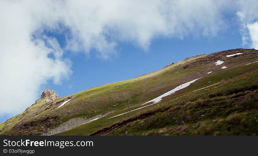 Beautiful mountains landscape