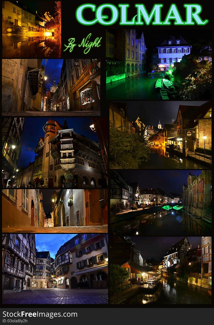 Colmar by night