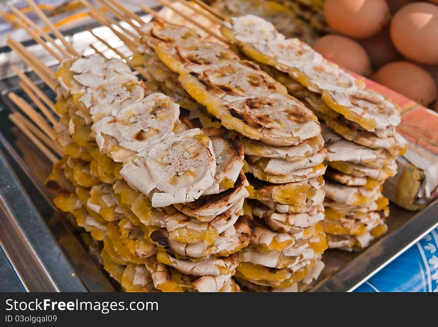 Grilled Bananas Tilted Out