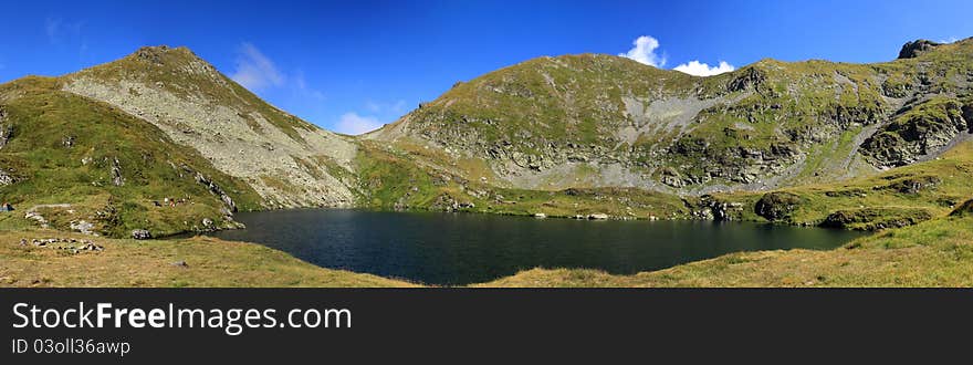 Mountain lake, Romania , Fagaras, Capra Lake. Mountain lake, Romania , Fagaras, Capra Lake