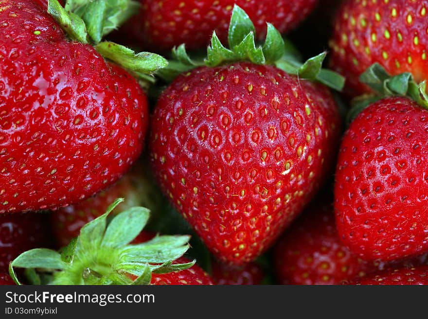 Fresh strawberries nourishing and healthy food. Fresh strawberries nourishing and healthy food