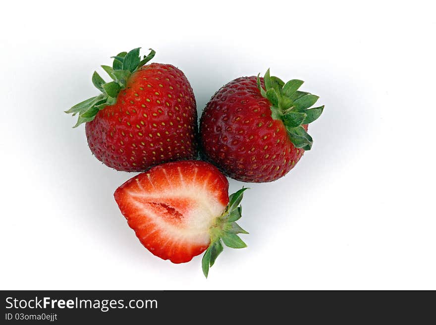 Fresh strawberries nourishing and healthy food. Fresh strawberries nourishing and healthy food