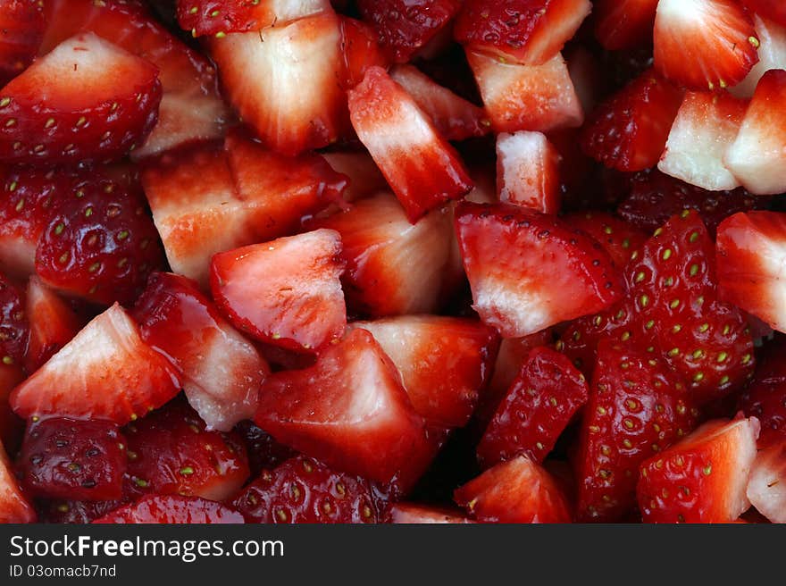 Fresh strawberries nourishing and healthy food. Fresh strawberries nourishing and healthy food