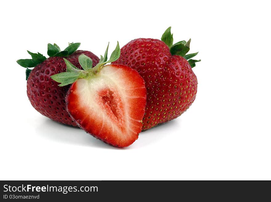 Fresh strawberries nourishing and healthy food. Fresh strawberries nourishing and healthy food