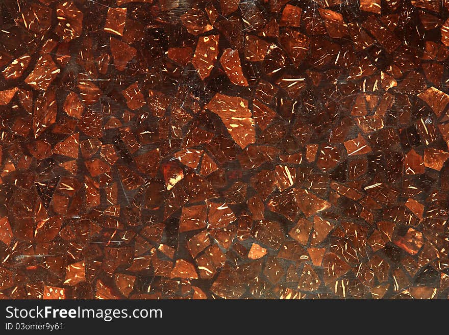 Coconut shell texture