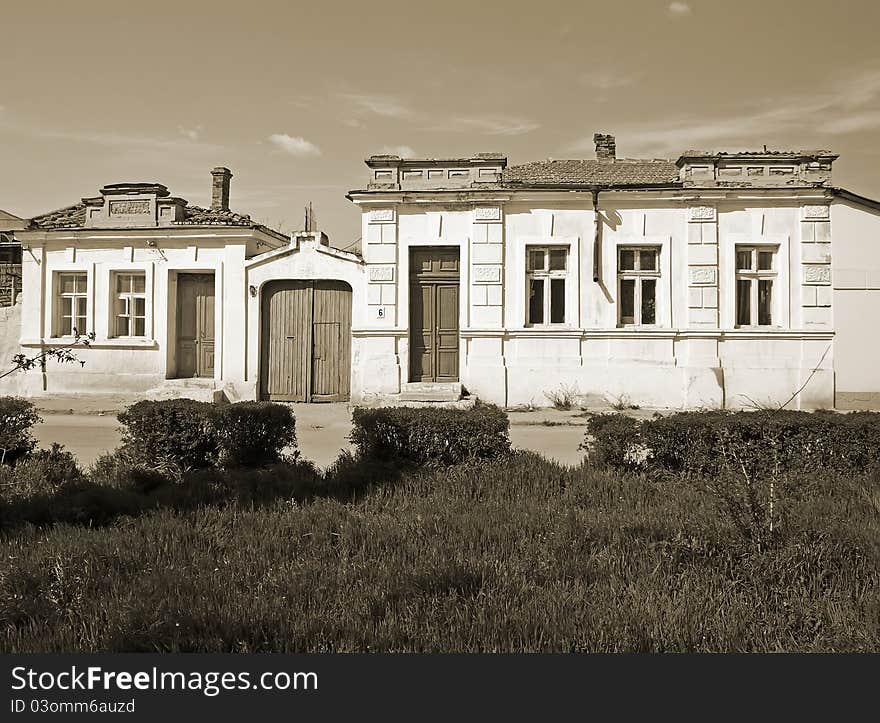 Old Houses Of Evpatoria, Crimea, Ukraine