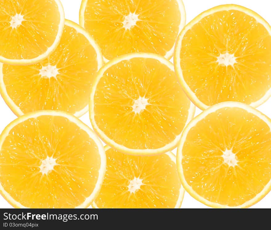 Pieces of Oranges