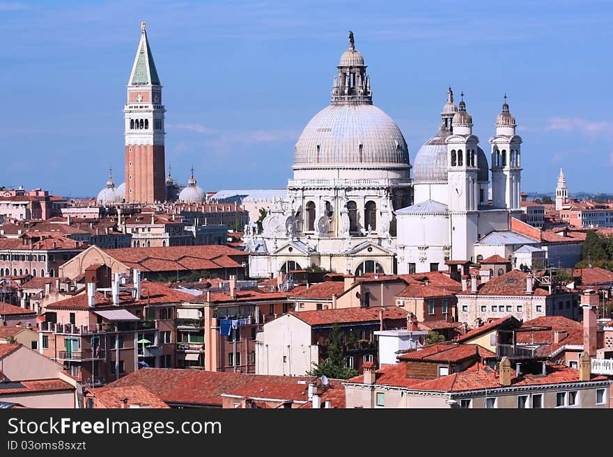 The roofs of Venice