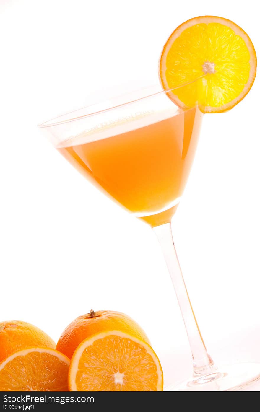 Cocktail of orange