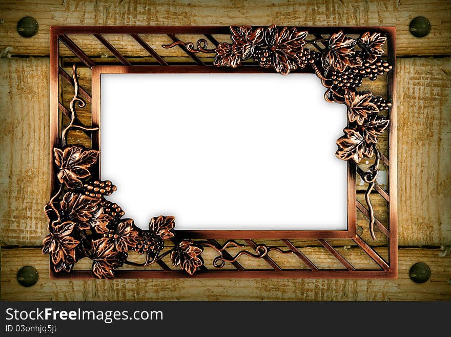 Old wooden background frame background