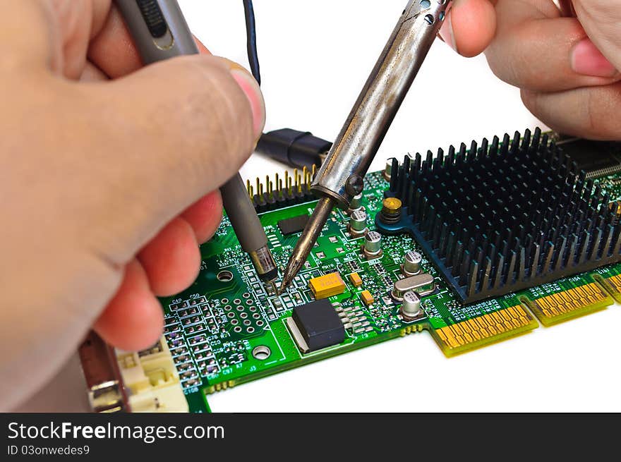 Repair and diagnostic electronics