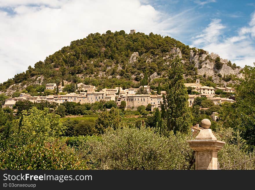 Seguret is an historic village in the south of France