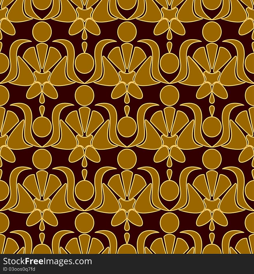 Seamless Patterned Wallpaper