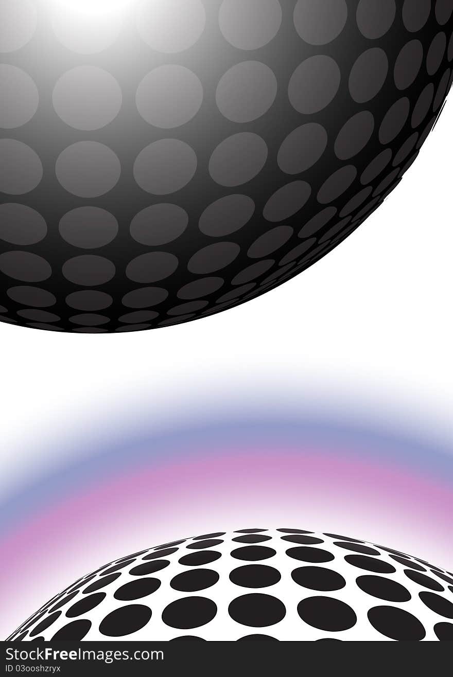 Dotted ball background