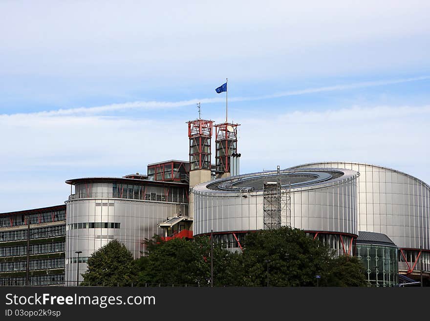 The European Parliament building, in Strasbourg, France. The European Parliament building, in Strasbourg, France