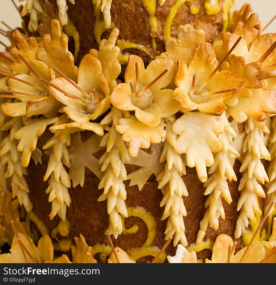 Traditional wedding bread from Ukraine